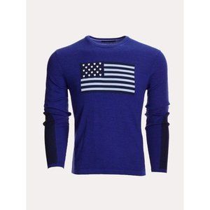 GREYSON  “UNITED WE ROAM” SLIM-FIT BLUE SWEATER XL NWT (G1)